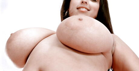 Adorable latina milf Kerry Marie shows big hooters and hairy pussy 